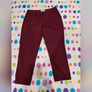 ELLE womens maroon dress pants size 8 BRAND NEW CONDITION!!